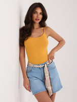 Jasnopomarańczowy top basic Indiana 