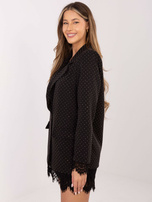 Czarna wizytowa marynarka z dżetami