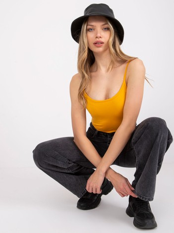 Jasnopomarańczowy top basic Indiana