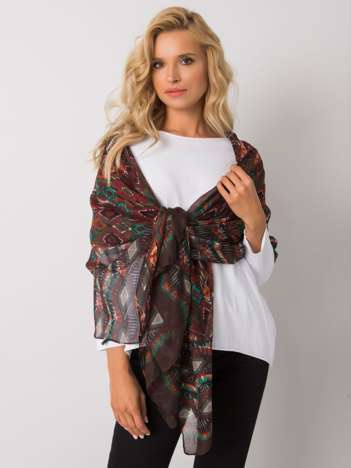 Brown and green pattern women's sling