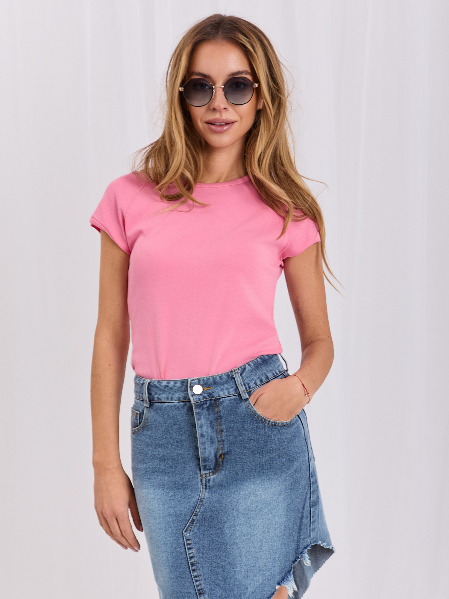 T-shirt różowy