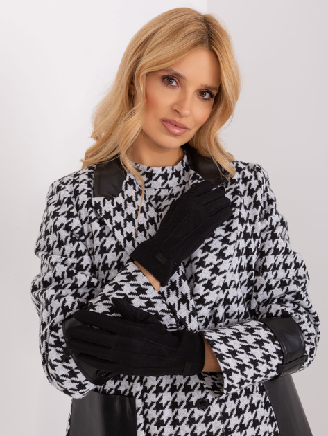 Hurt Czarne rękawiczki z funkcją dotykową