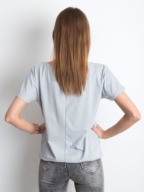 Jasnografitowy t-shirt Curiosity