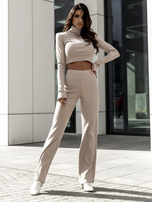 Jasnobeżowy komplet ze spodniami Juberri RUE PARIS