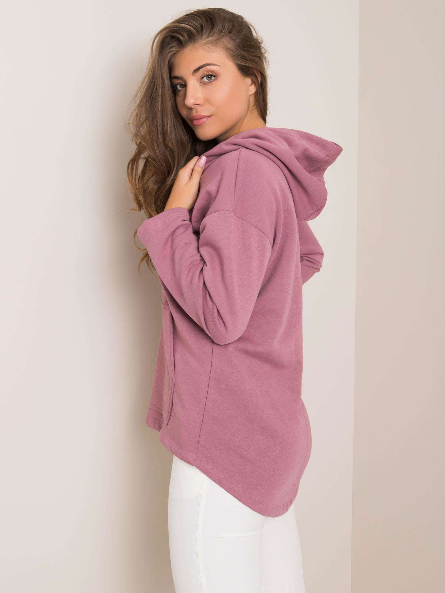 Heatherfarbene Hattie-Bluse.