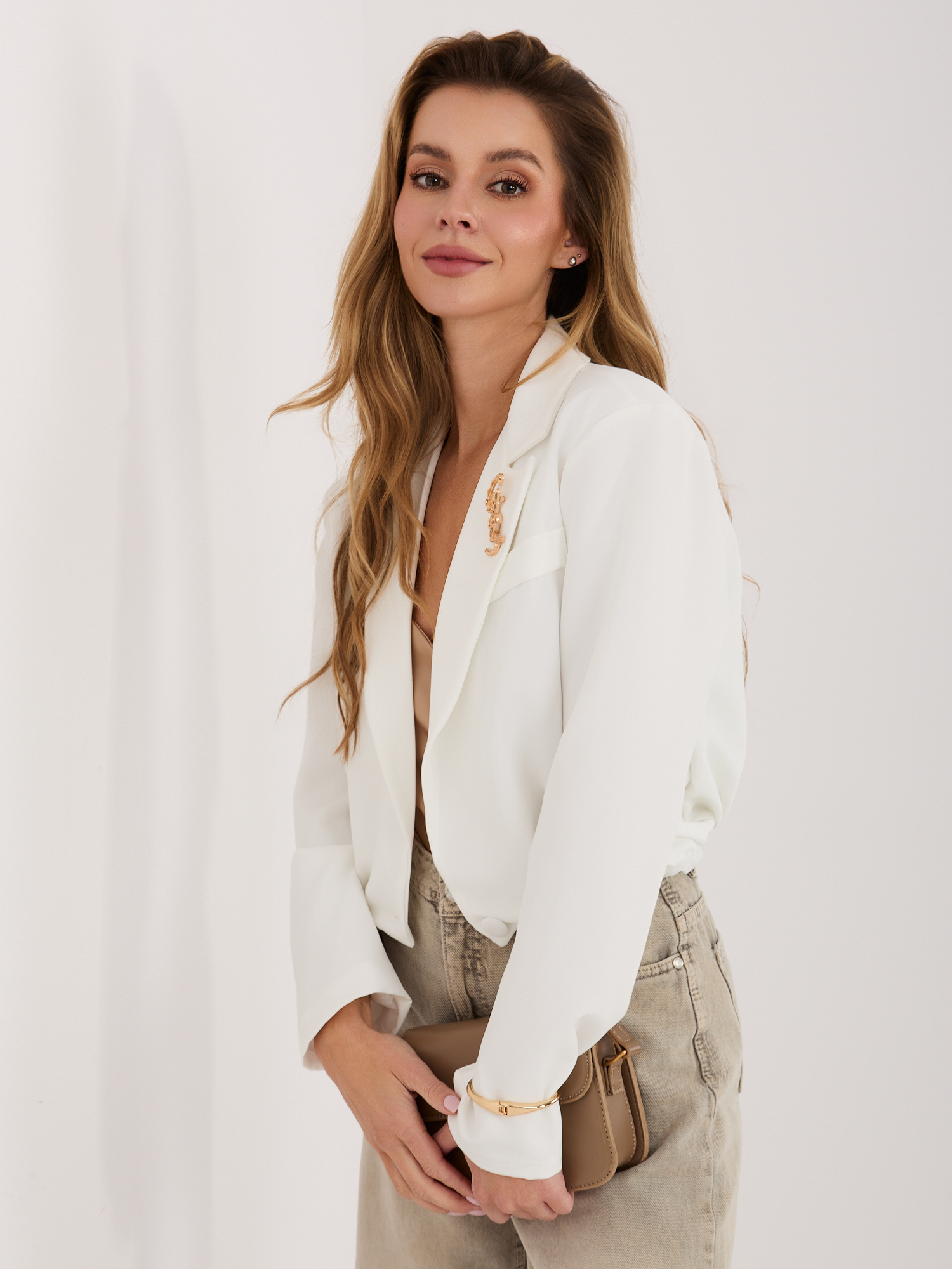 Marynarka ecru