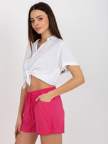 Hurt Fuchsia casual shorts with pockets FRESH MADE.