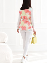 Yellow and orange Loie welt vest