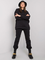 Czarny dwuczęściowy komplet dresowy Dillona