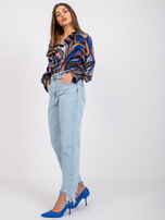 Czarna bluzka z nadrukiem Diya