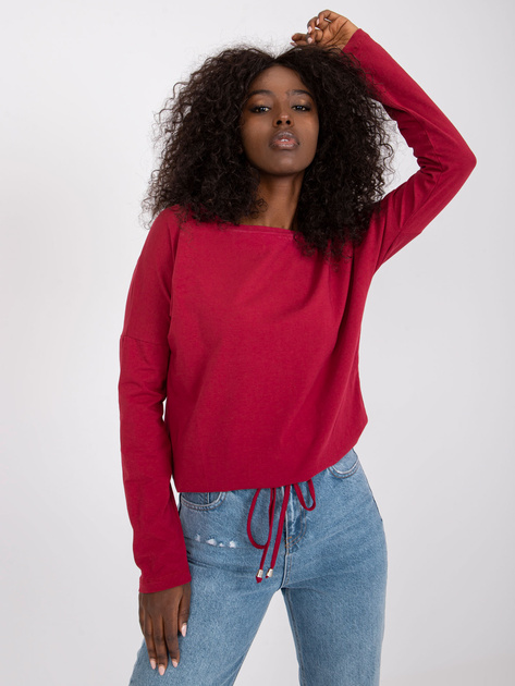 Bordowa bluzka Carla