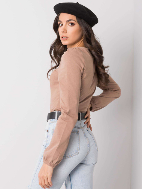 Camelowa bluzka Alaia NIE ZNASZ MNIE