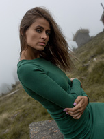 Ciemnozielona sukienka Lara RUE PARIS