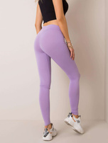 Jasnofioletowe legginsy Basic