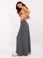 Hurt Grafitowe materiałowe spodnie szwedy OCH BELLA