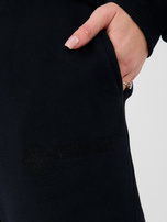 Czarne dresowe spodnie z kieszeniami NATURAL SIDE