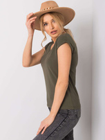 Khaki t-shirt Elisabetta