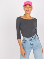 Ciemnoszara bluzka Mona