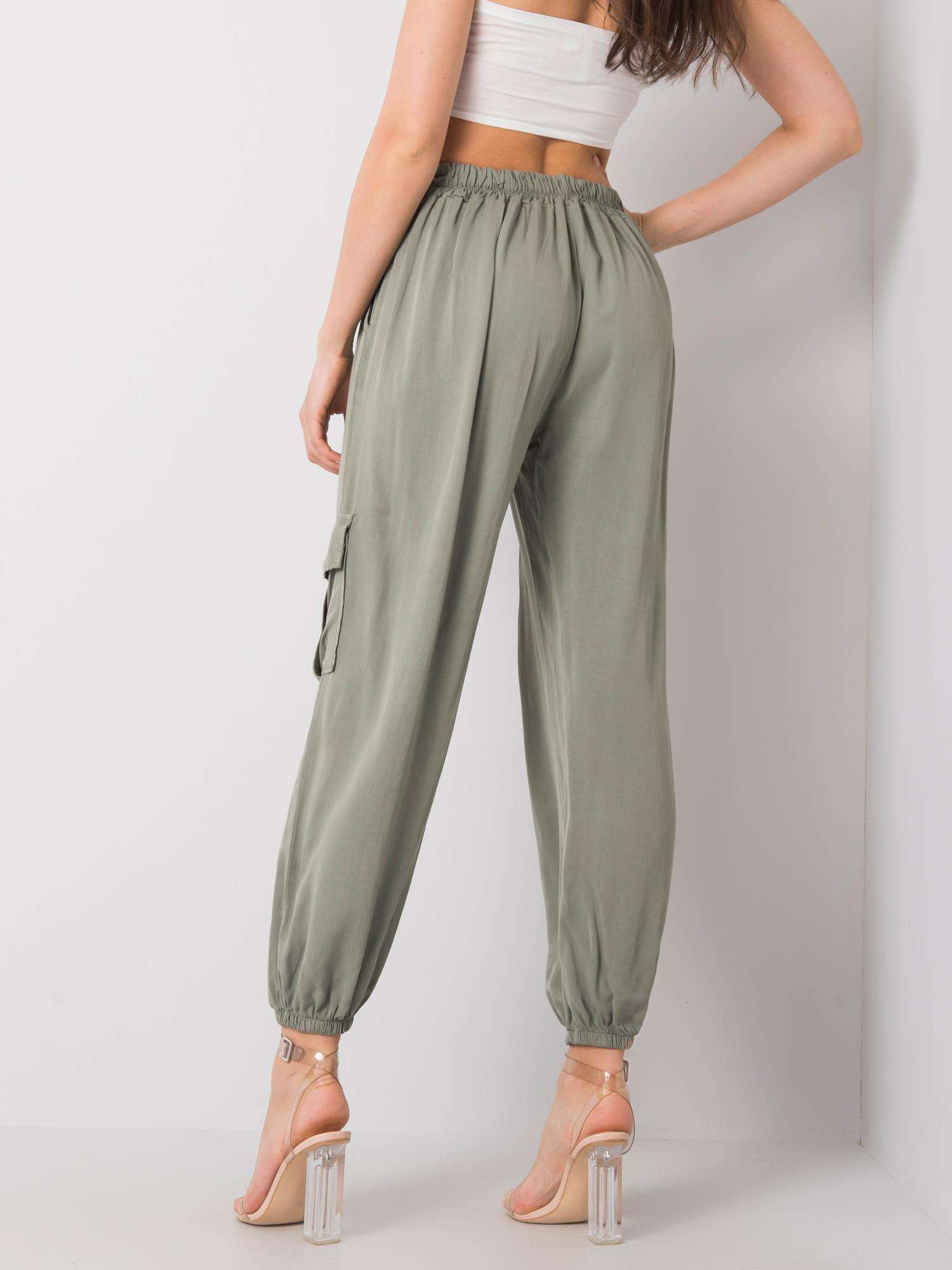 Khaki pants Lorrita OCH BELLA