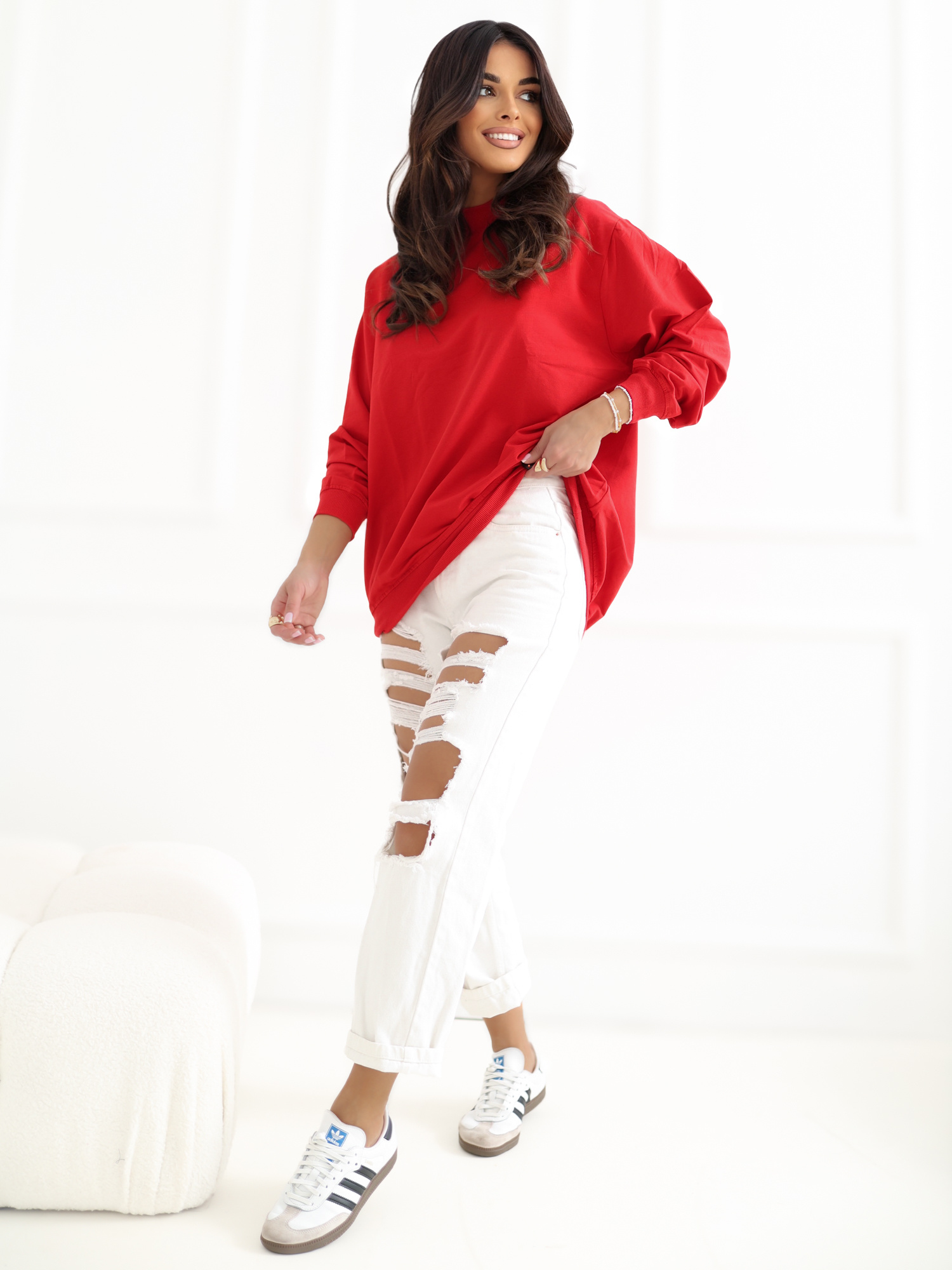 Czerwona bluza Twist