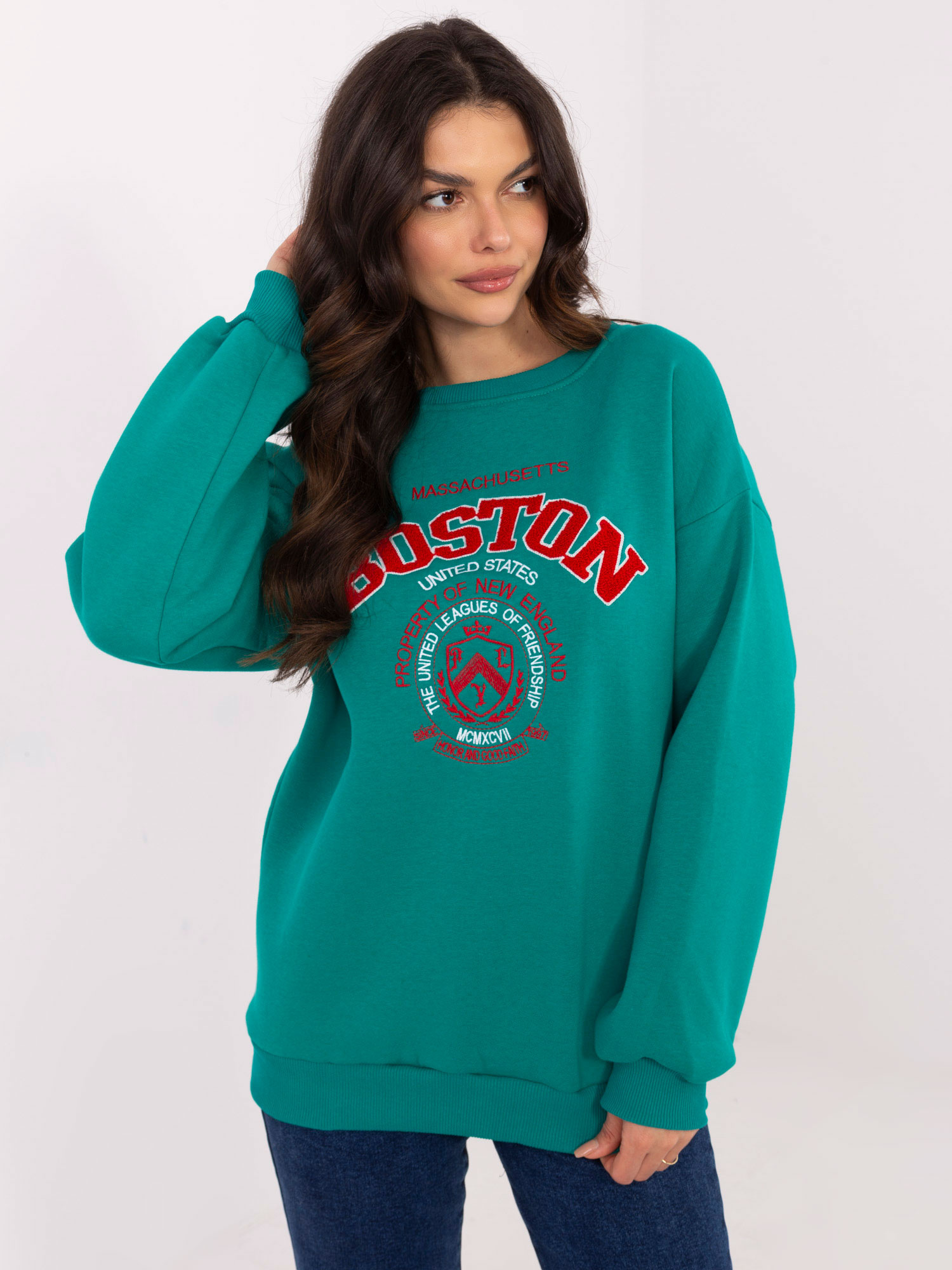 Bluza turkusowy