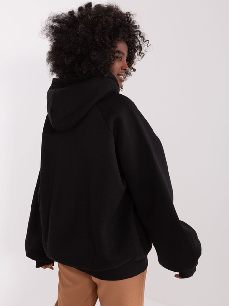 Hurt Czarna dresowa bluza oversize z kapturem Diego