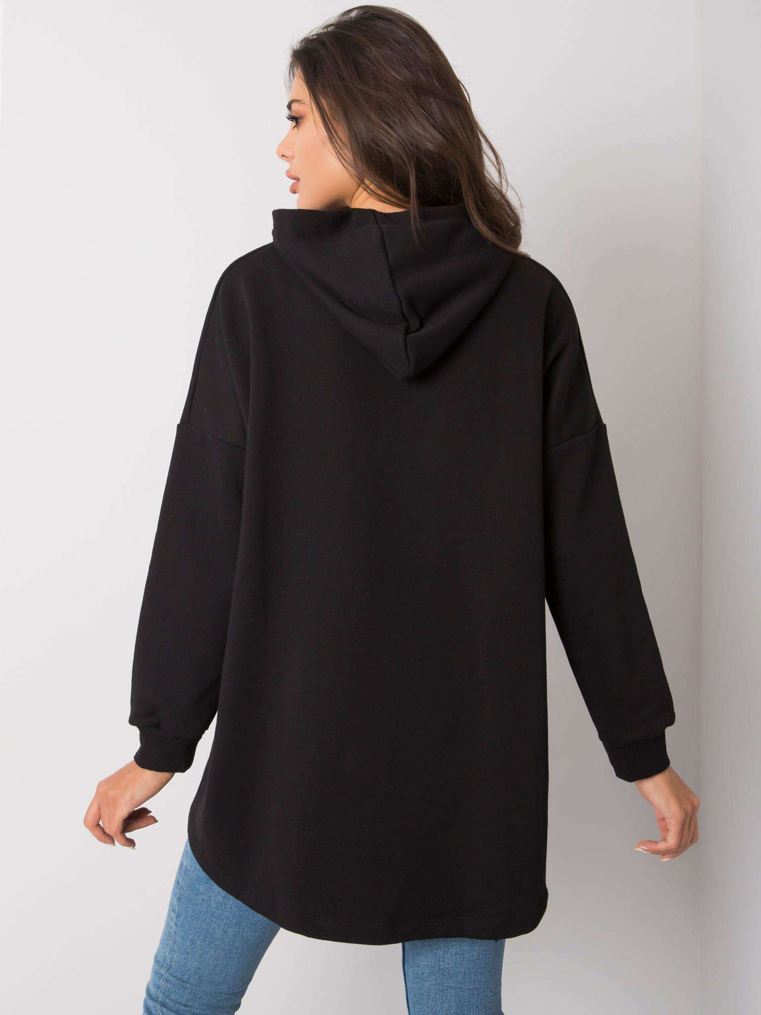 Fallon black kangaroo sweatshirt