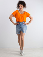 Fluo pomarańczowy t-shirt Emory