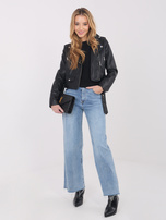 Czarny damski top basic bez rękawów