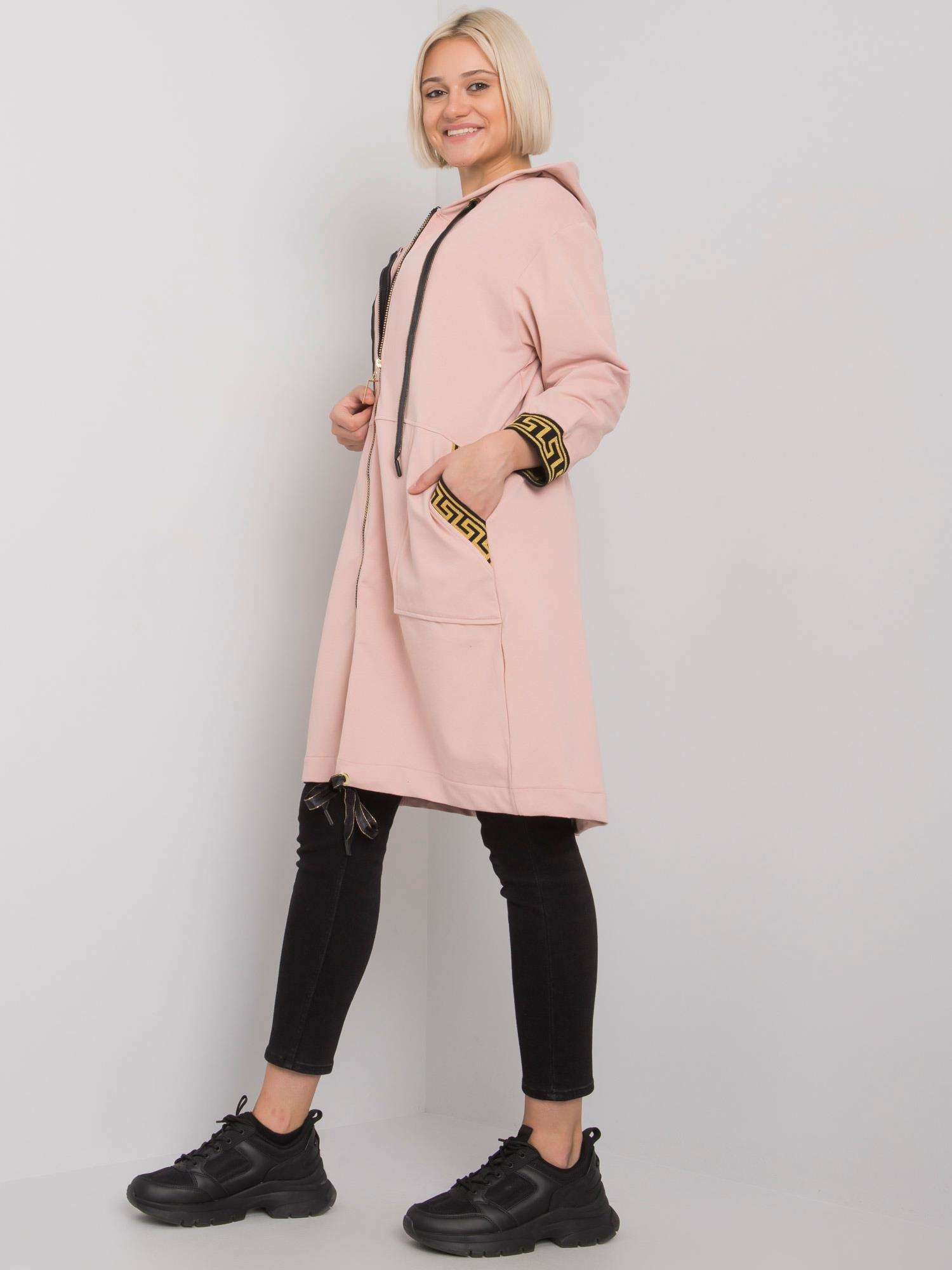 Dirty pink Lisbon women's hoodie
