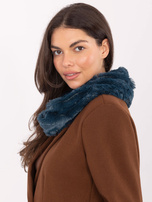 Morski ciepły komin damski