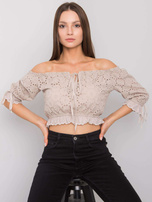 Beżowy krótki top Kevita OCH BELLA