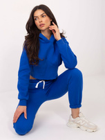 Ciemnoniebieski komplet dresowy ze spodniami Ambretta