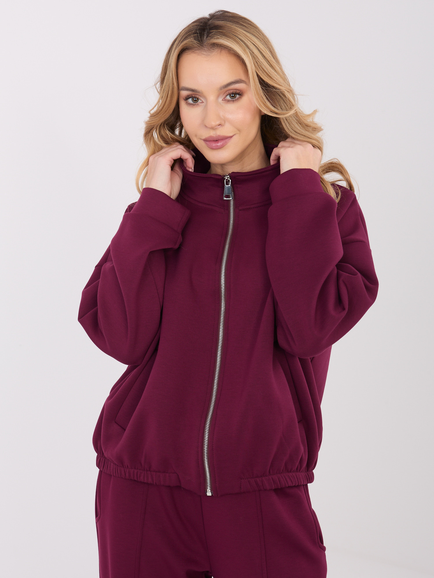Bluza bordowy