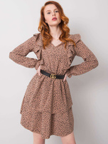 Beżowa sukienka Blythe RUE PARIS