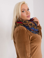 Hurtownia Ciemnoniebieski damski komin z wiskozy