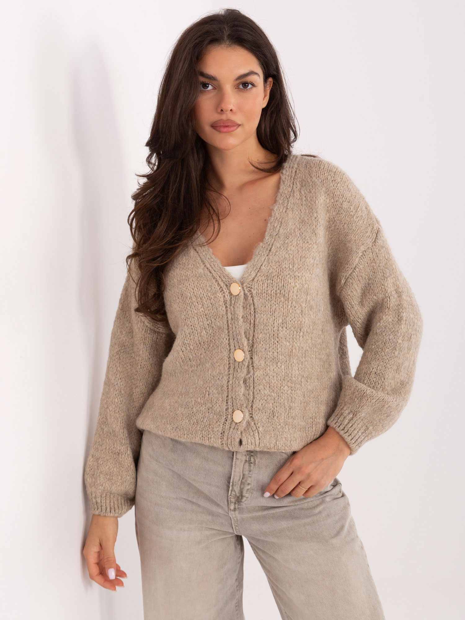 Sweter beżowy