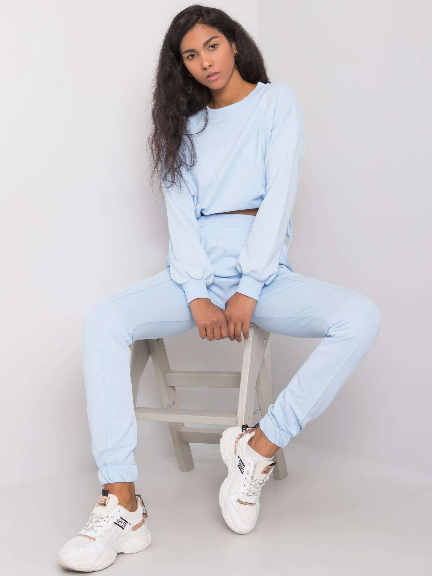 Light blue casual set Laila RUE PARIS