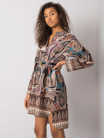 Czarna sukienka z printem Vancouver