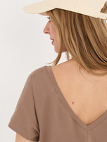 Brązowy t-shirt Fire