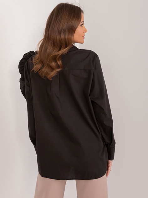 Hurt Czarna koszula klasyczna z bawełny