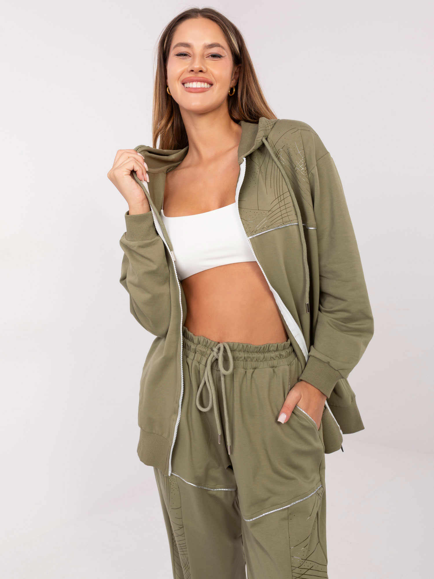 Komplet khaki
