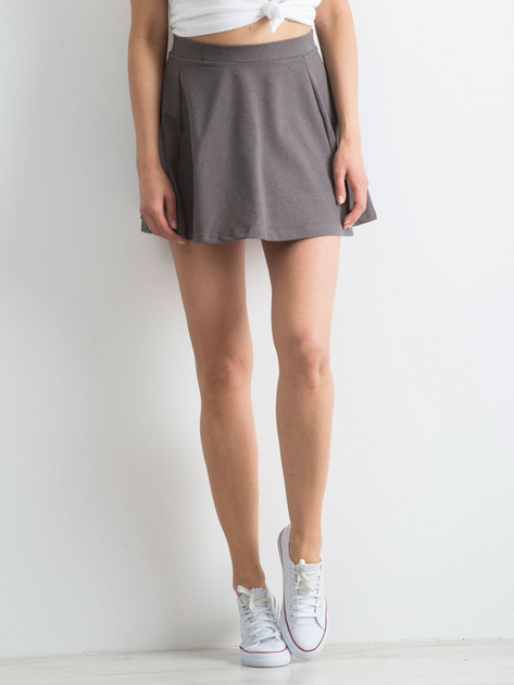 Spódnica rozkloszowana ciemnoszara