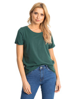 Ciemnozielony t-shirt Transformative