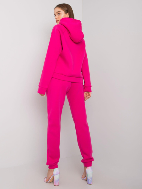 Fuksjowy komplet z bawełny Huguette