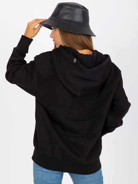 Hurt Czarna dresowa bluza rozpinana z kieszeniami SUBLEVEL