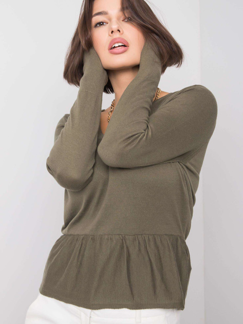Khaki sweter Melby RUE PARIS