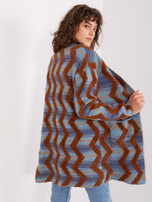 Hurt Ciemnoniebieski kardigan z kieszeniami