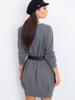 Ciemnoszara sukienka Cristine