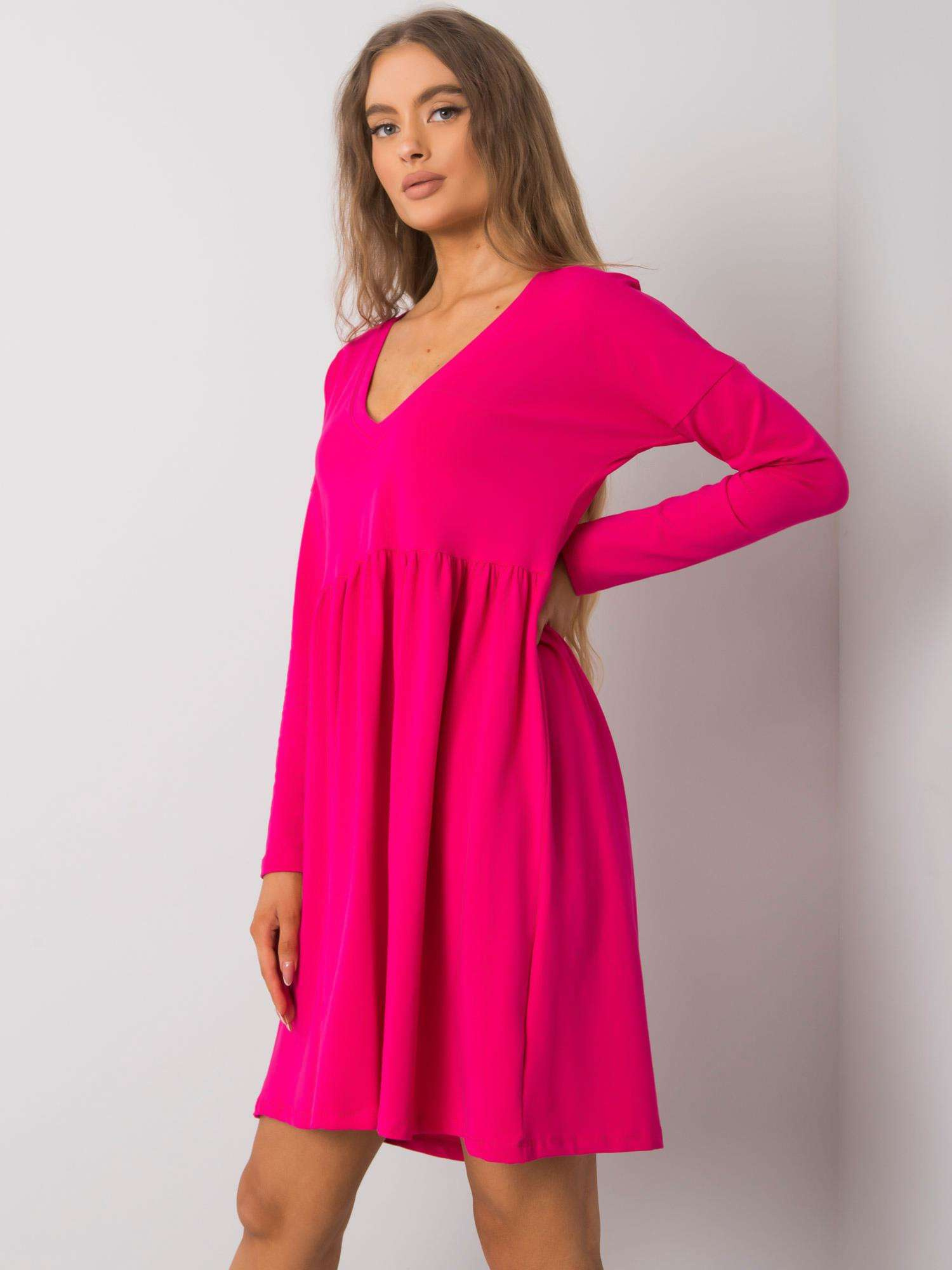 Fuchsia Kleid Brooke RUE PARIS.